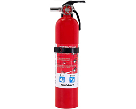Resideo® First Alert Rechargeable Garage Fire Extinguisher UL Rated 10-B:C - Red
