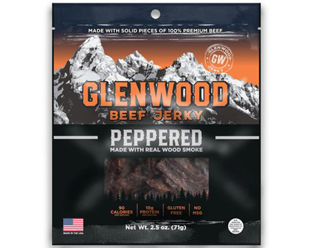 Glenwood® Honey Pepper Beef Jerky Slab - 1.6 oz