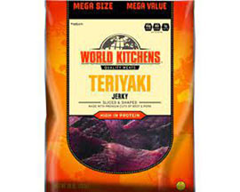 World Kitchen's® Sliced & Shaped Teriyaki Beef Jerky - 10 oz