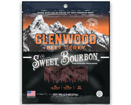 Glenwood® Sweet Bourbon Beef Jerky Slab - 1.6 oz