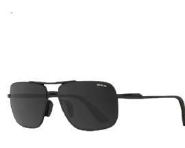  Bex® Porter Matte Gray Sunglasses