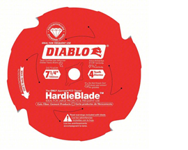 Diablo HardieBlade Saw Blade 7-1/4"x4t