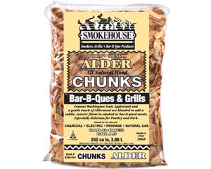 Smokehouse® All-Natural Wood Smoking Chunks - Alder