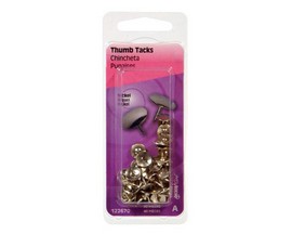 Hillman® Nickel-Plated Thumb Tack - 40 pack