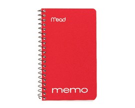 Mead® 5 in. x 3 in. Side-Bound Memo Notepad - Assorted