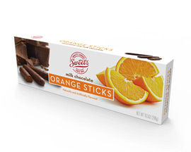 Sweet's® Milk Chocolate Orange Sticks