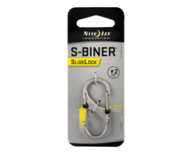 Nite Ize® S-Biner Stainless Steel Double Gated Carabiner with SlideLock - Stainless #2