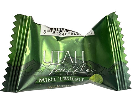 Utah Truffles® Chocolate Truffle Bite - Mint