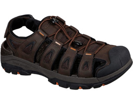 Skechers® Men's Tresmen Outseen Relaxed Fit Sandal - Chocolate
