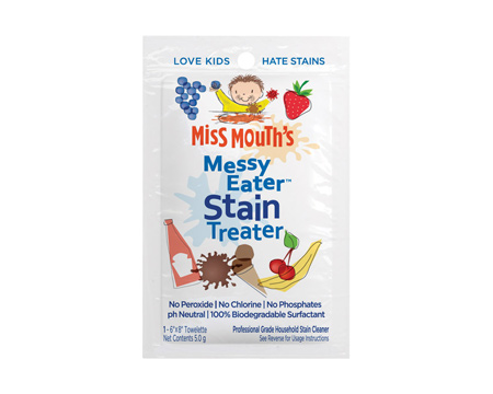 Hate Stains® Miss Mouth's Messy Eater Stain Treater Wipes