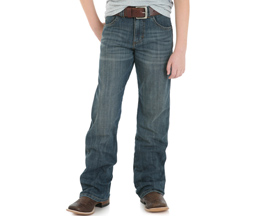 Wrangler® Big Boy's Retro Relaxed-Fit Boot Cut Jeans - Falls City Wash