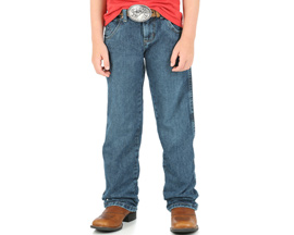 Wrangler® Big Boy's Retro Relaxed-Fit Straight Leg Jeans - Everyday Blue Wash