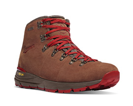 Danners® Women's Medium Mountain 600 Mid Hiking Shoe - Brown/Red