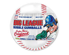Big League Chew® Baseball Gumballs - 3 Gumballs