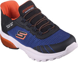 Skechers® Boys' Slip-Ins Razor Air Hyper Brisk Sneaker - Royal / Black