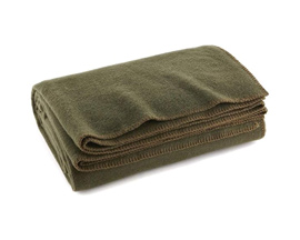 McGuire Gear® Naturally Flame Retardant 64" x 90" Wool Military / First Aid Blanket - 