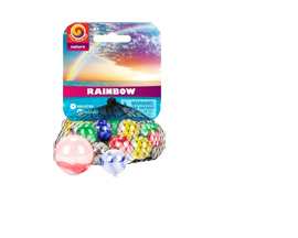 Play Visions® 25-piece Marbles Set - Rainbow Game Net