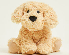 Warmies® Plush Microwavable Stuffed Animal - Golden Dog