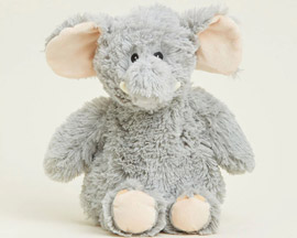 Warmies® Plush Microwavable Stuffed Animal - Gray Elephant