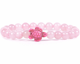 Fahlo® The Journey Sea Turtle Tracking Bracelet - Limited Edition Pink Stone