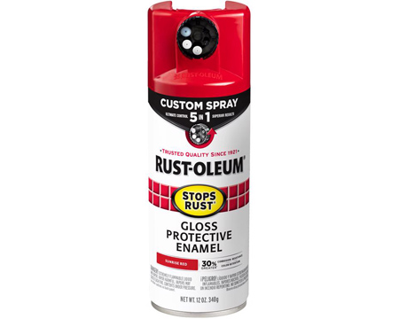 Rust-oleum® 12 oz. Stops Rust® Protective Enamel with Custom Spray 5-in-1 - Gloss Sunrise Red