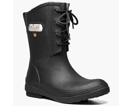 Bogs® Women's Amanda 2 Lace Mid Waterproof Rain Boots - Black