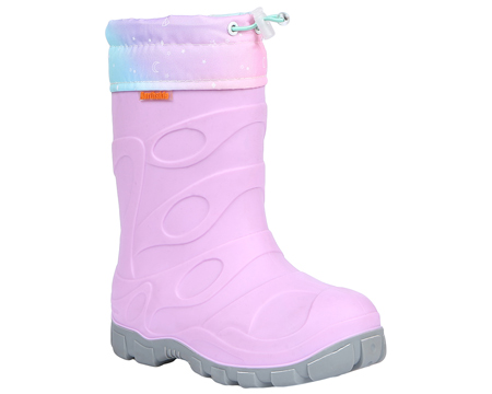 Northside® Girl's Orion Waterproof Insulated Rubber Boot - Lilac-Aqua