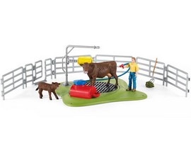 Schleich® Farm World Happy Cow Wash Set