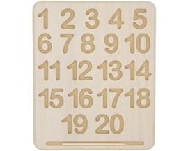 BeginAgain® Wooden Tracing Board - Numbers