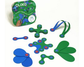 Clixo® Itsy Pack Building Toy - Green / Blue