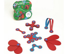 Clixo® Itsy Pack Building Toy - Flamingo / Turquoise