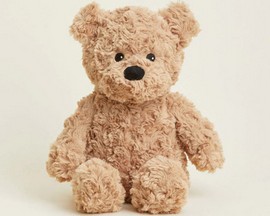 Warmies® Plush Microwavable Stuffed Animal - Brown Curly Bear