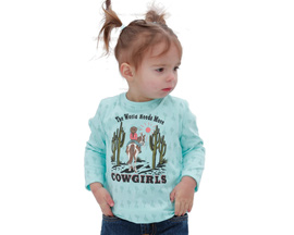 Cinch® Toddler Cruel Girl Cowgirl Graphic Shirt - Light Blue