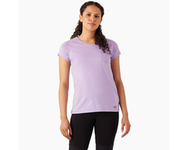 Dickies® Women's Cooling Short Sleeve Pocket T-Shirt - Purple Rose