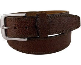 Gem Dandy® Men's American Bison Leather Belt - Brown