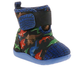 Western Chief® Toddler's Baby Boot Dino Snow Boot - Multi Color