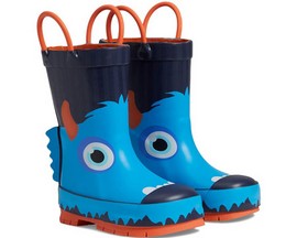 Western Chief® Little Kid's Mason Monster Rubber Rain Boots - Blue