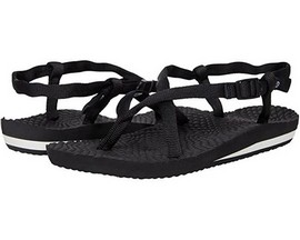Rafters® Women's Caribbean Strap Solid Sandals - Black