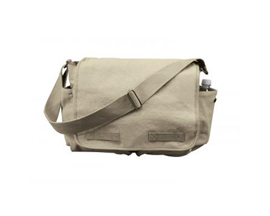 Rothco® Classic Canvas Messenger Bag - Khaki
