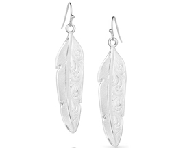 Montana Silversmiths® Love You More Feather Earrings