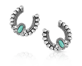 Montana Silversmiths® Lucky Roads Turquoise Earrings