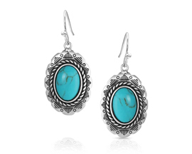 Montana Silversmiths® Into The Blue Turquoise Earrings