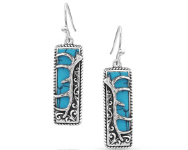 Montana Silversmiths® Hunter's Horizon Turquoise Earrings