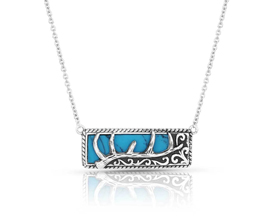 Montana Silversmiths® Hunter's Horizon Turquoise Necklace