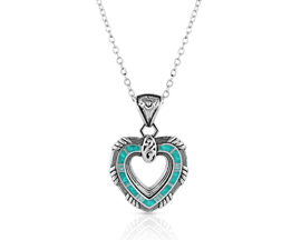 Montana Silversmiths® Love Conquers All Heart Necklace