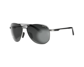 BEX® Welvis Full Metal Aviator Sunglasses - Silver / Grey