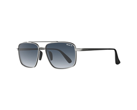 BEX® Accel Full Metal Aviator Sunglasses - Silver / Sapphire