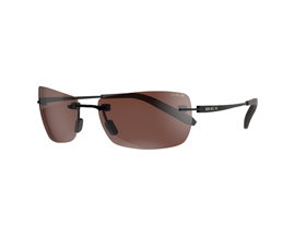 BEX® Fynnland X Metal Rimless Sunglasses - Black / Brown / Silver
