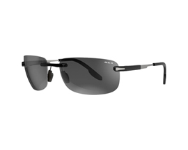 BEX® Brackley X Hybrid Rimless Sunglasses - Black / Grey / Silver