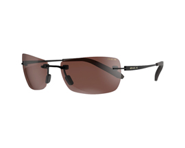 BEX® Fynnland XL Metal Rimless Sunglasses - Black / Brown / Silver